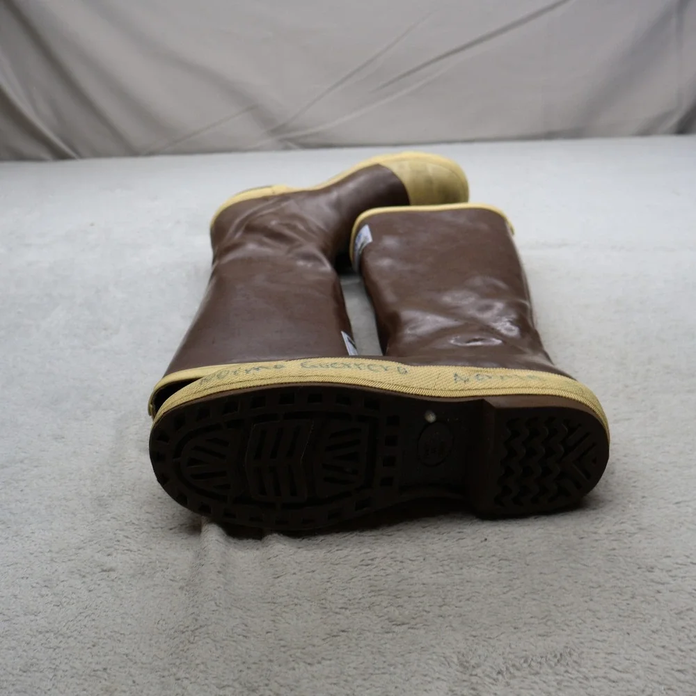 XTRATUF Men 5M Tall Deck Boots Brown Waterproof Rugged Slip Resistant P262599